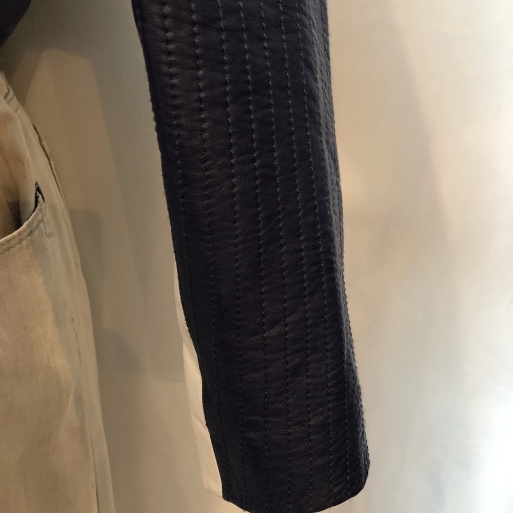 Vintage Cache Moto Leather Jacket - image 4